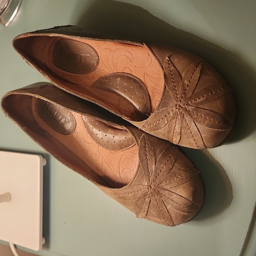 Born Leather Flats